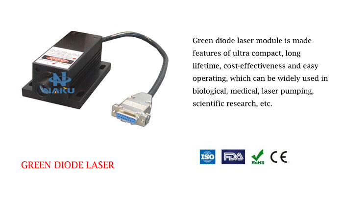 510nm High Stability Green Diode Laser 1~30mW